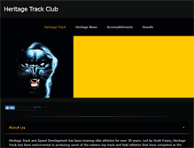 Tablet Screenshot of heritagetrack.com